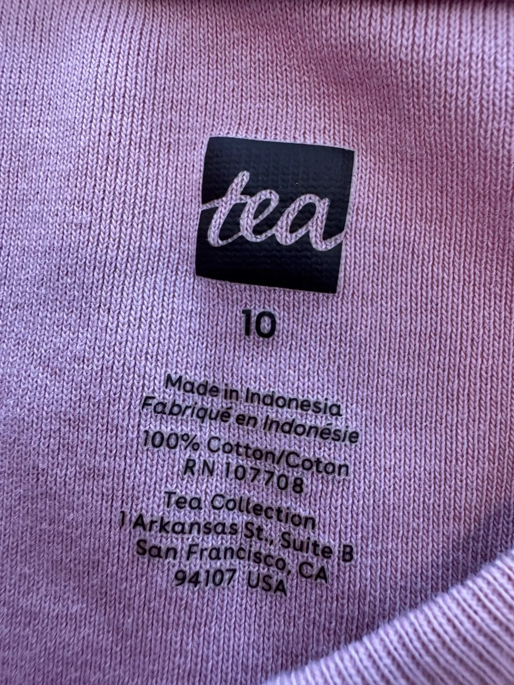 Tea Collection Dress Girls Size 10 Long Sleeve Pink Top Floral Skirt